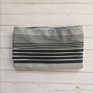 Black/White Midi Pencil Skirt